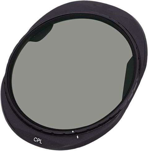 Drone CPL Filter, Multi Layer HD Coating Polarizer Lens with Rotating Gear for Glare Reduction, Polarizing Filter Lens, for Aerial Photography Videography Landscape Imaging Professionals in Kuwait