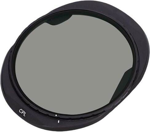 Drone CPL Filter, Multi Layer HD Coating Polarizer Lens with Rotating Gear for Glare Reduction, Polarizing Filter Lens, for Aerial Photography Videography Landscape Imaging Professionals in Kuwait