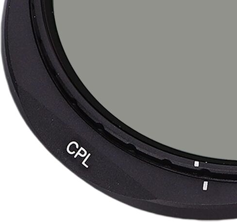 Drone CPL Filter, Multi Layer HD Coating Polarizer Lens with Rotating Gear for Glare Reduction, Polarizing Filter Lens, for Aerial Photography Videography Landscape Imaging Professionals in Kuwait