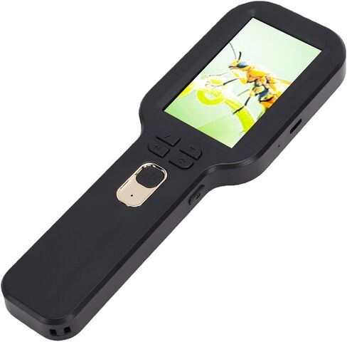 GOWENIC Portable Digital Microscope, 5X to 500X Handheld Microscope, HD Dual Lens Digital for Natural Exploration Observation Kids (Black) in Saudi Arabia