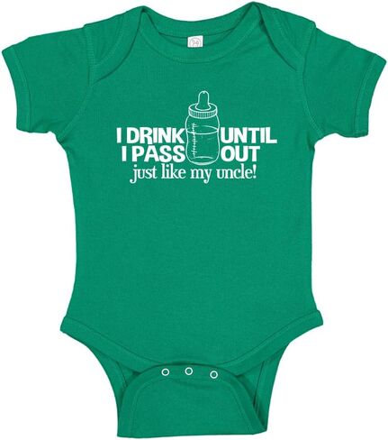I Drink Until I Pass Out Just Like My Uncle Baby One Piece or Toddler T-Shirt in Saudi Arabia