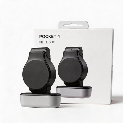 for DJI Osmo Pocket 4 Fill Light,Magnetic Attachment Fill Light for Pocket 4 only,3-Level Color and Brightness, Soft Portrait Light for Night & Backlit Selfies, Physical Beauty Light in Saudi Arabia