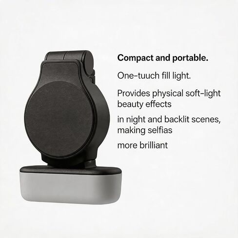 for DJI Osmo Pocket 4 Fill Light,Magnetic Attachment Fill Light for Pocket 4 only,3-Level Color and Brightness, Soft Portrait Light for Night & Backlit Selfies, Physical Beauty Light in Saudi Arabia