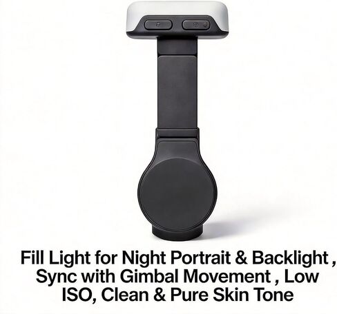 for DJI Osmo Pocket 4 Fill Light,Magnetic Attachment Fill Light for Pocket 4 only,3-Level Color and Brightness, Soft Portrait Light for Night & Backlit Selfies, Physical Beauty Light in Saudi Arabia