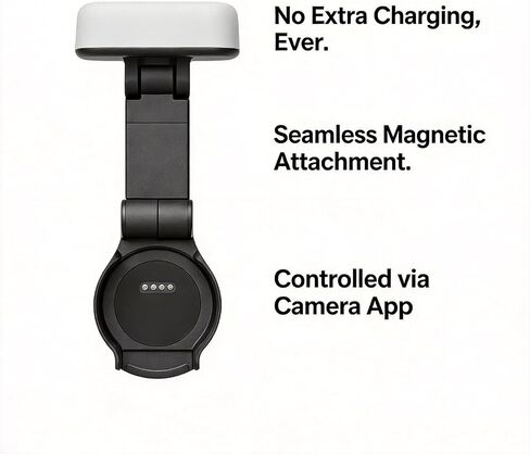 for DJI Osmo Pocket 4 Fill Light,Magnetic Attachment Fill Light for Pocket 4 only,3-Level Color and Brightness, Soft Portrait Light for Night & Backlit Selfies, Physical Beauty Light in Saudi Arabia