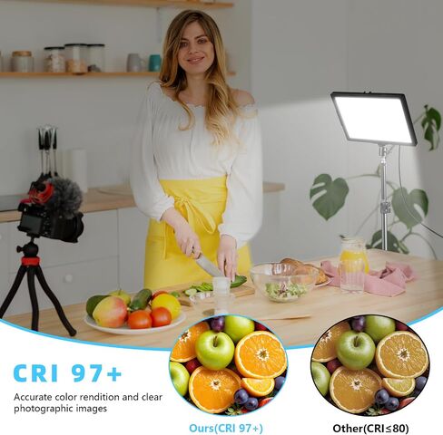 15W LED Photo Video Light 2-Pack, 69" Photography Lighting Kit for Camera | Bi-Color Dimmable LED Continuous Lights, 2800-6500K CRI 97+ 2000LM for Studios,YouTube TikTok Video Recording,Game Streaming in Saudi Arabia