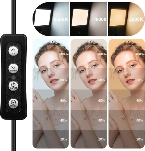 15W LED Photo Video Light 2-Pack, 69" Photography Lighting Kit for Camera | Bi-Color Dimmable LED Continuous Lights, 2800-6500K CRI 97+ 2000LM for Studios,YouTube TikTok Video Recording,Game Streaming in Saudi Arabia