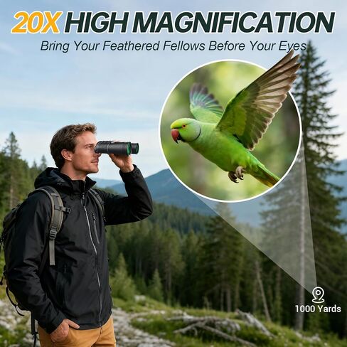 20x52 Binoculars for Adults High Powered - Hunting Binoculars with Carrying Case for Bird Watching Stargazing Cruise Ship Travel Sports in Saudi Arabia