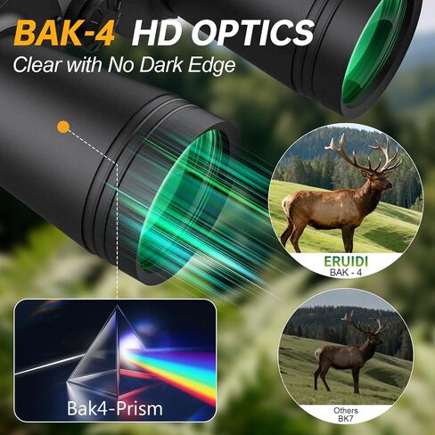 20x52 Binoculars for Adults High Powered - Hunting Binoculars with Carrying Case for Bird Watching Stargazing Cruise Ship Travel Sports in Saudi Arabia