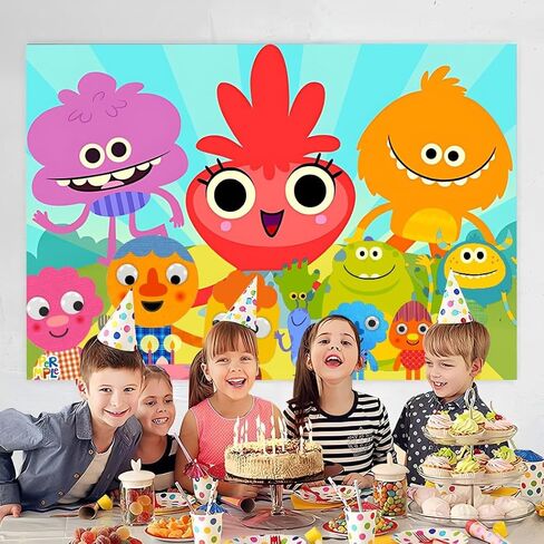 Simple Songs Wall Decor for Birthday Decorations, Simple Songs Backdrop for Kids Birthday Party Supplies (5x3ft) in Kuwait