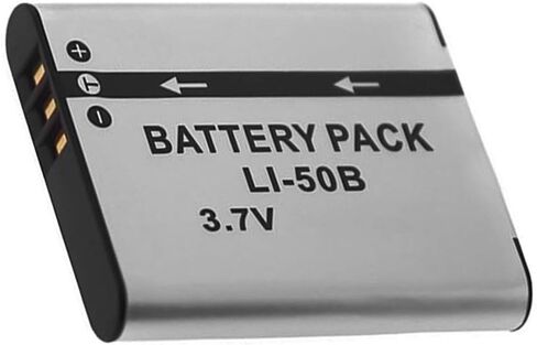 UltraPro 2-Pack LI-50B High-Capacity Replacement Batteries with Rapid Travel Charger for Select Olympus Models Deluxe Accessory Bundle Included in Saudi Arabia