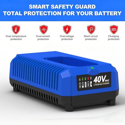 3A Charger Replacement for Kobalt 40V Battery Charger KRC 40-06 KRC 60-06 KRC 840-03, Compatible with Kobalt 40-Volt Battery KB240-03 KB640-03 KB240-06 KB640-06 KRC40-06 KB340C-06 KB245-06 KB440-03 in Saudi Arabia
