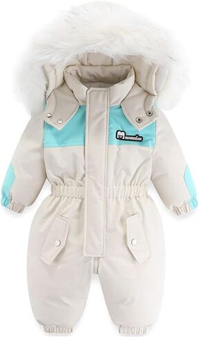 Unisex Baby One-Piece Snowsuits Ski Suits Snowsuits Ski Suits Winter Windproof Romper Jackets Jumpsuits in Saudi Arabia
