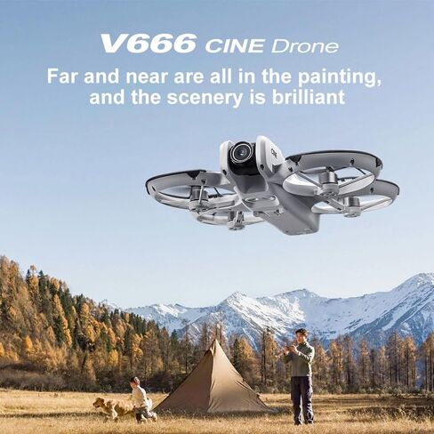Display Screen RC Drone Quadcopter with Dual 180° Adjustable Cameras, 360° Full Propeller Protection & Detachable Propeller Guard, Equipped with Brushless Motor and Optical Flow Positioning System; Supports One Key Takeoff & Landing, Headless Mode, Emerge in Saudi Arabia