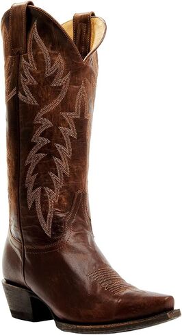Women's Women'S Wheeler Performance Western Boot Snip Toe Brown 8 1/2 M US in Saudi Arabia