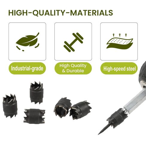 13 Pieces Spot Weld Cutter Sets Double Sided, 3/8" and 5/16" HSS Spot Weld Cutter Remover Drill Bits with Hex Shank, Titanium Coated Cobalt Spot Weld Drill Bit Set Kit 6.5MM 8MM 10MM in Saudi Arabia