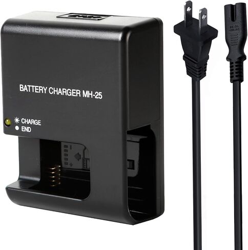 MH-25A Battery Charger for Nikon EN-EL15 EN-EL15a EN-EL15b(c) Battery Compatible with Nikon D7500 D7100 D7000 D850 D810 D800 D780 D750 D610 D600 D500 Coolpix Z5 ZR Z6 Z7 Digital SLR Cameras in Kuwait