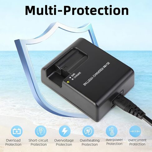 MH-25A Battery Charger for Nikon EN-EL15 EN-EL15a EN-EL15b(c) Battery Compatible with Nikon D7500 D7100 D7000 D850 D810 D800 D780 D750 D610 D600 D500 Coolpix Z5 ZR Z6 Z7 Digital SLR Cameras in Kuwait