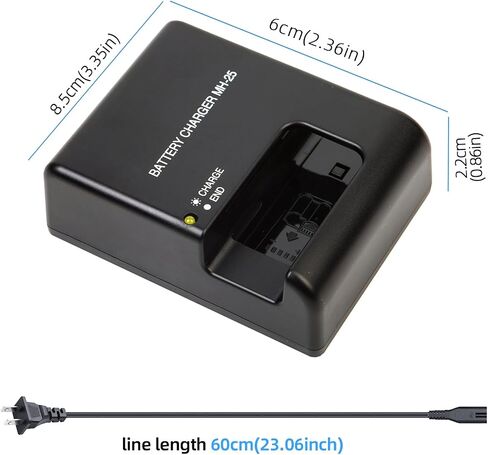 MH-25A Battery Charger for Nikon EN-EL15 EN-EL15a EN-EL15b(c) Battery Compatible with Nikon D7500 D7100 D7000 D850 D810 D800 D780 D750 D610 D600 D500 Coolpix Z5 ZR Z6 Z7 Digital SLR Cameras in Kuwait