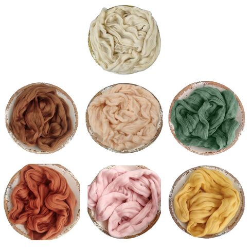 Photo Posing Props Basket Filler Baby Photography Basket Rug Photo Backdrop Wool Mat Newborn Photoshooting Accessories in Saudi Arabia