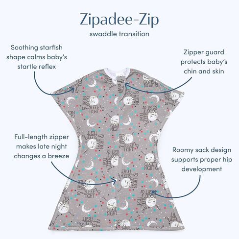 Moonlit Transition Swaddle: Zipadee-Zip by Sleeping Baby in Saudi Arabia