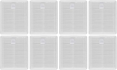 (8 Pack) Replacement HEPA Filters Compatible with Roborock Q7 M5/ Q7 M5+/ Q7 L5 Robot Vacuum, Upright Filter, Canister Filters, Vacuum Filters, Accessories Kit in Saudi Arabia