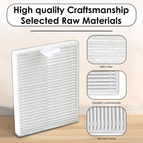(8 Pack) Replacement HEPA Filters Compatible with Roborock Q7 M5/ Q7 M5+/ Q7 L5 Robot Vacuum, Upright Filter, Canister Filters, Vacuum Filters, Accessories Kit in Saudi Arabia