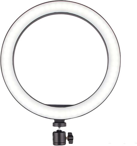 Fafeicy 160MM LED Ring Light Dimmable Photography Fill Light with 3 Colors 360 Table Tripod for Live Stream Makeup Video (26cm-1) in Saudi Arabia