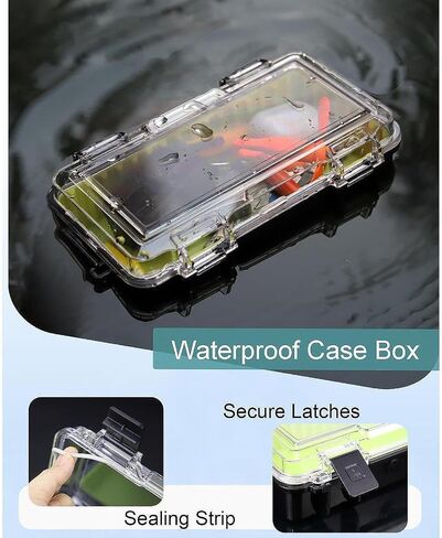 Waterproof Storage Container Case Impact Resistant 10.1x5.5x2.8inch for Cameras and Phones Rainproof Shock Absorbing Insert in Kuwait