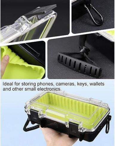 Waterproof Storage Container Case Impact Resistant 10.1x5.5x2.8inch for Cameras and Phones Rainproof Shock Absorbing Insert in Kuwait