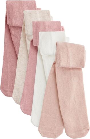 NEXT Newborn Girls Baby Tights 5 Pack in Kuwait