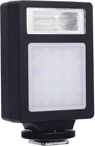 Jiawu LED ملء ضوء الكاميرا المحمولة فلاش ضوء الفيديو 2500K-6500K للكاميرات الرقمية واجهة الحذاء الساخن العالمي، مادة ABS، للتصوير الفوتوغرافي المباشر in Kuwait