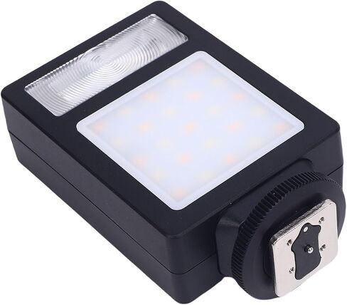 Jiawu LED ملء ضوء الكاميرا المحمولة فلاش ضوء الفيديو 2500K-6500K للكاميرات الرقمية واجهة الحذاء الساخن العالمي، مادة ABS، للتصوير الفوتوغرافي المباشر in Kuwait