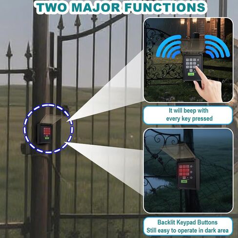 Gh ost Keypad Wireless Gate Opener AXWK Keypad with Weatherproof Cover | Compatible with AXS1 AXP1 AXR1 in Saudi Arabia