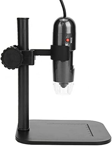 S04 8LED White Light 25X- 600X USB Digital Microscope Instrument with Lifting Bracket USB Microscope in Kuwait