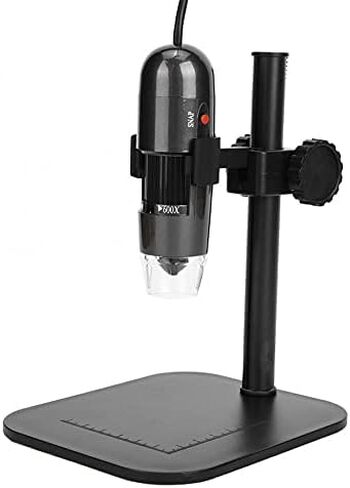S04 8LED White Light 25X- 600X USB Digital Microscope Instrument with Lifting Bracket USB Microscope in Kuwait