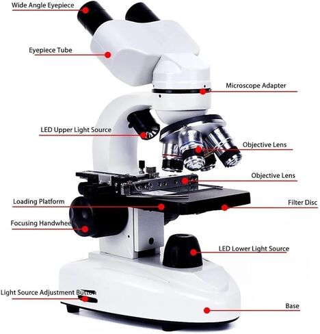 USB Microscope, Microscope, Binocular Scope 360° Rotation Clear Image High Resolution Inspection Laboratory in Saudi Arabia