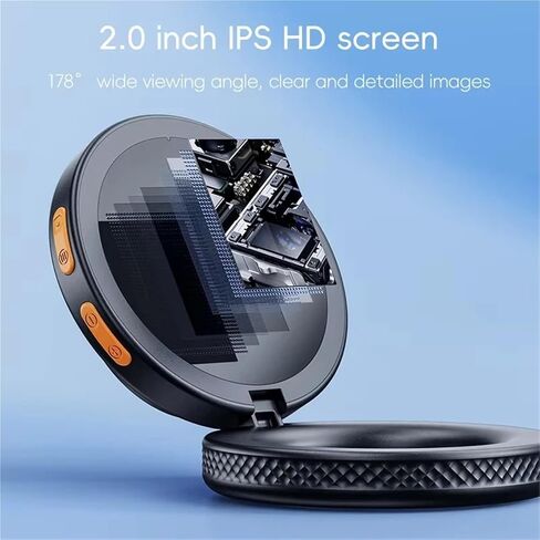 Microscope, 500X Digital Handheld Microscope 2Inch IPS Screen Foldable Magnifier,for Homeschool Lab in Kuwait