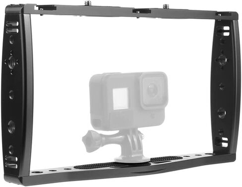 Camera Cage Rig, Underwater Camera Tray, CNC Handgrip Bracket DSLR Cage Stabilizer Rig with Trigger Phone Clip for Diving Action Cameras in Saudi Arabia