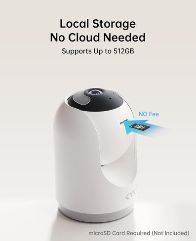 5MP Indoor WiFi Camera with Color Night Vision, No Subscription | 3K Resolution, 5G/2.4G Dual-Band Wi-Fi 6, Auto Tracking, Smart Night Light, 2-Way Audio, Person/Pet/Baby Crying Detection in Saudi Arabia