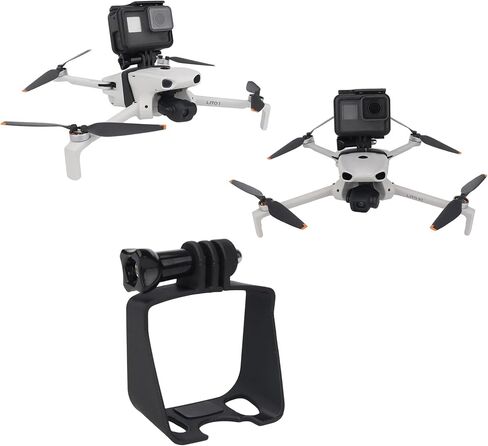 Wtobhoy Lito 1 Quadcopter Camera Mount for DJI Lito X1 / 1 Accessories Top Mount Bracket Extension Adapter Compatible with Go Pro / Insta360 GO Ultra/GO 3S /Action Camera/Vlog Lgiht(Only Mount) in Saudi Arabia