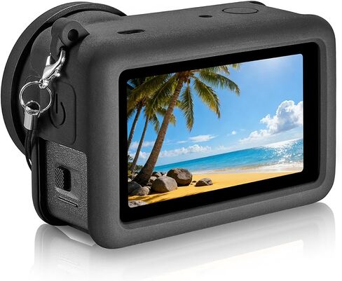All-Round Protection Kit for DJI Action 6 Camera - Premium Durable Silicone Case with Lens Protector, Comfortable Portable Wrist Strap, Shockproof and Dustproof Essential Accessories in Kuwait