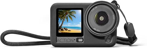 All-Round Protection Kit for DJI Action 6 Camera - Premium Durable Silicone Case with Lens Protector, Comfortable Portable Wrist Strap, Shockproof and Dustproof Essential Accessories in Kuwait