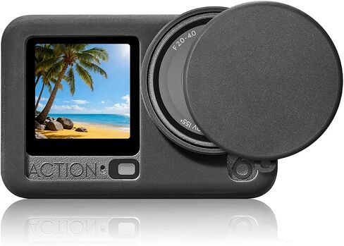 All-Round Protection Kit for DJI Action 6 Camera - Premium Durable Silicone Case with Lens Protector, Comfortable Portable Wrist Strap, Shockproof and Dustproof Essential Accessories in Kuwait