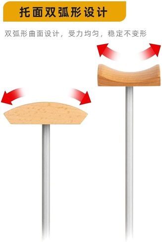 Headphone stand - Natural wood & metal headphone holder. Stand. Gaming stand. Desktop headphones. Artistic function. Craft stand. Suitable for all headphones with wooden base. in Kuwait