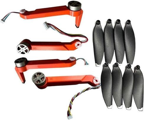 Fit for L500 PRO FPV Drone Replacement Spare Part Propeller CW CCW Wing/Motor Arm A/B Arm with Brushless Motor Engine Accessory(Blade Rear B Gray) in Saudi Arabia