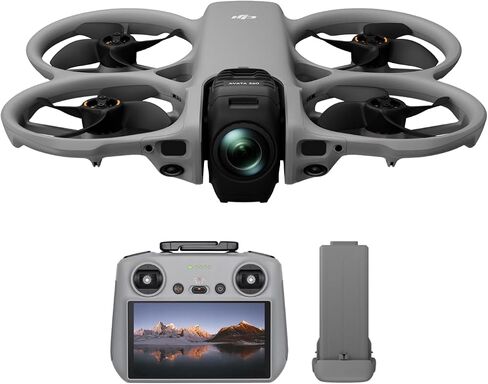 DJI Avata 360 FPV Drone with Camera, RC 2 Controller (Built-In Screen), 360° Immersive Flight Drone with Propeller Guard, 128GB microSD Card, 2-Year Warranty, Pilot Kit in Kuwait