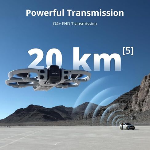 DJI Avata 360 FPV Drone with Camera, RC 2 Controller (Built-In Screen), 360° Immersive Flight Drone with Propeller Guard, 128GB microSD Card, 2-Year Warranty, Pilot Kit in Kuwait