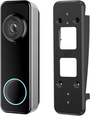 Vinyl Siding Mount for Wyze Doorbell Camera, Adjustable Angle Doorbell Wedge Corner Mounting Bracket Kit for Wyze Duo Cam Video Doorbell, Solve Siding Tilt Problem (4" Standard Vinyl Siding Only) in Saudi Arabia