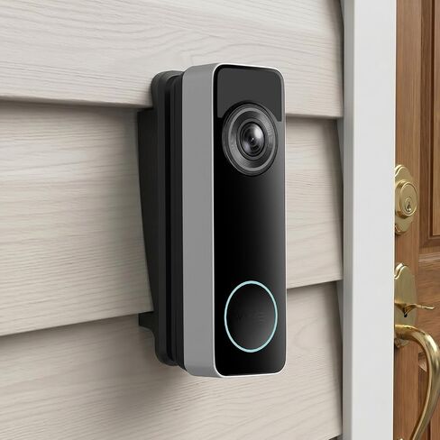 Vinyl Siding Mount for Wyze Doorbell Camera, Adjustable Angle Doorbell Wedge Corner Mounting Bracket Kit for Wyze Duo Cam Video Doorbell, Solve Siding Tilt Problem (4" Standard Vinyl Siding Only) in Saudi Arabia